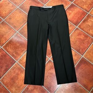 Loro Piana x Peter Millar Extrafine Black Dress Pants